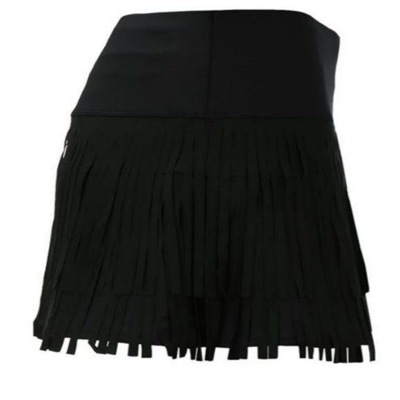 Nwt Lucky In Love Fringe Active Tennis Skirt Skort Shorts L Large - Picture 4 of 13